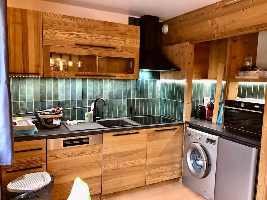 Apartement Vue Montage Magnifique 2Ch 5Mn Piste 3 Les Houches Exterior foto