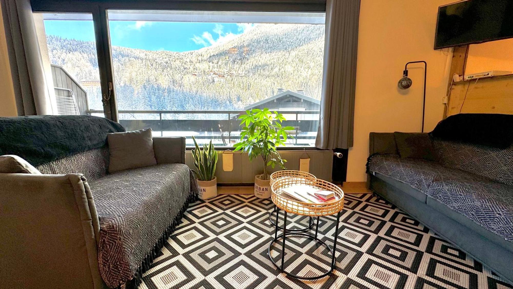Apartement Vue Montage Magnifique 2Ch 5Mn Piste 3 Les Houches Exterior foto