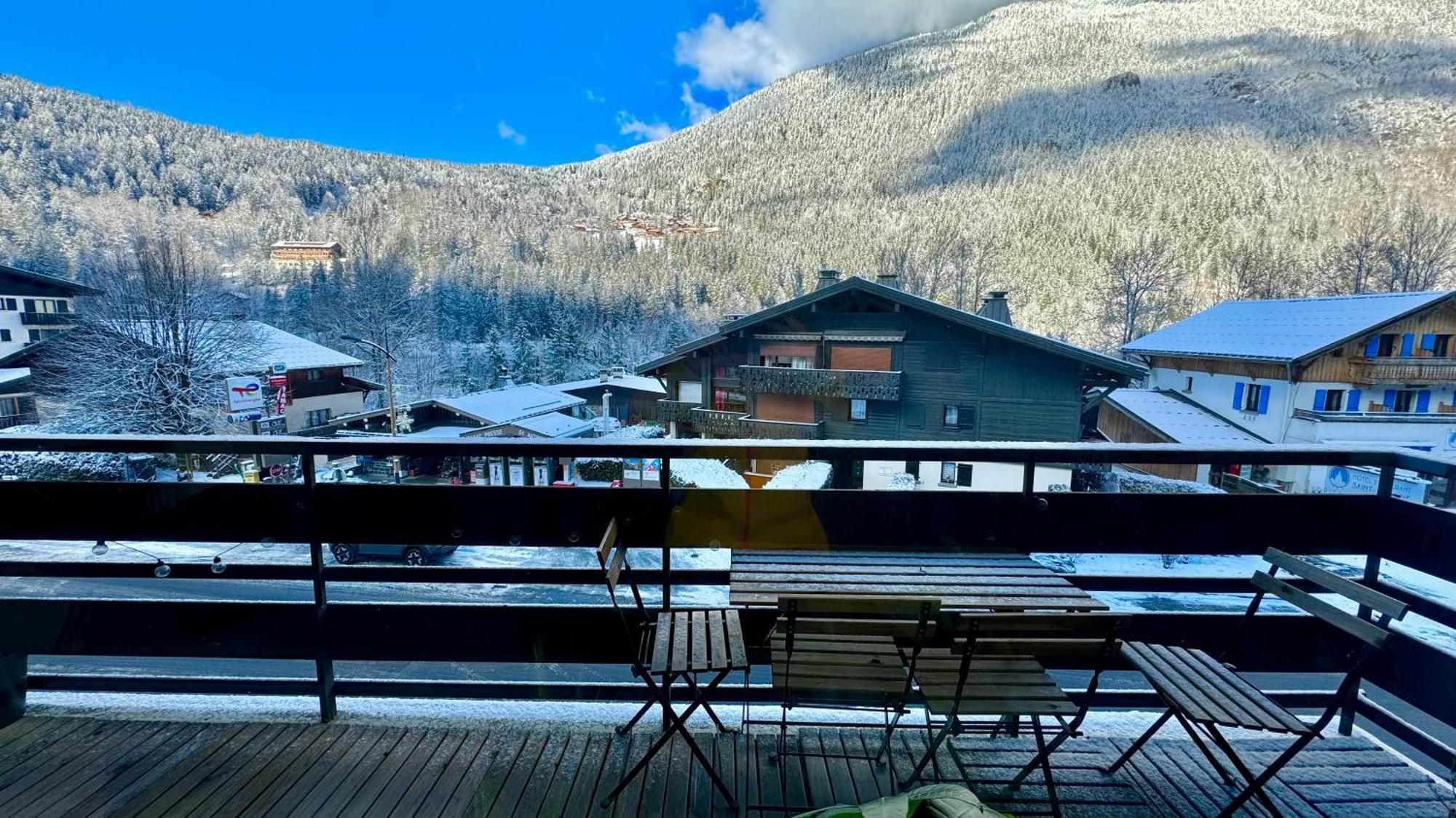 Apartement Vue Montage Magnifique 2Ch 5Mn Piste 3 Les Houches Exterior foto