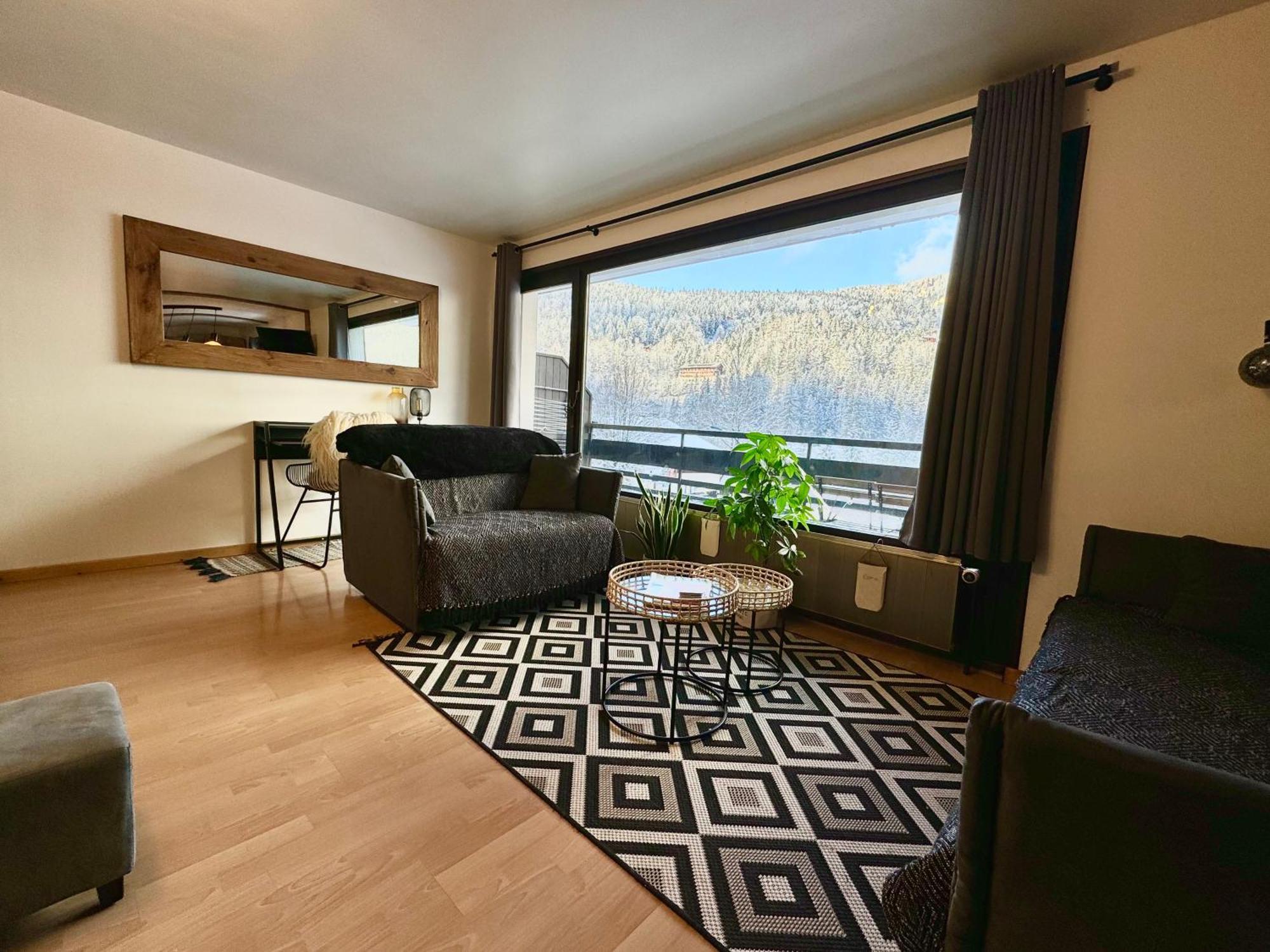 Apartement Vue Montage Magnifique 2Ch 5Mn Piste 3 Les Houches Exterior foto